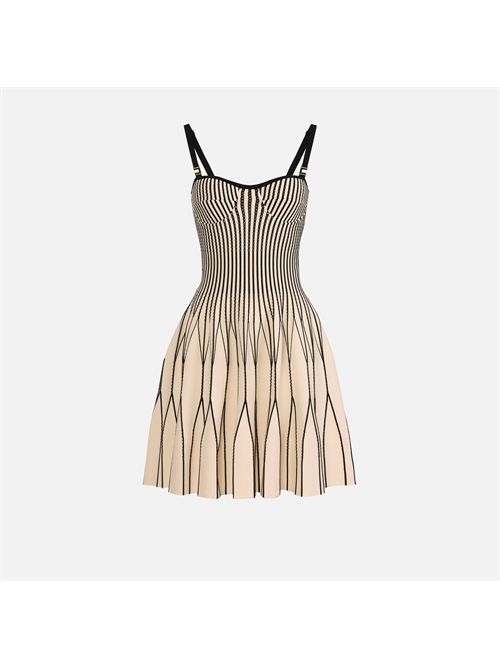 Abito in maglia bicolore ELISABETTA FRANCHI | AM27S62E2/E84